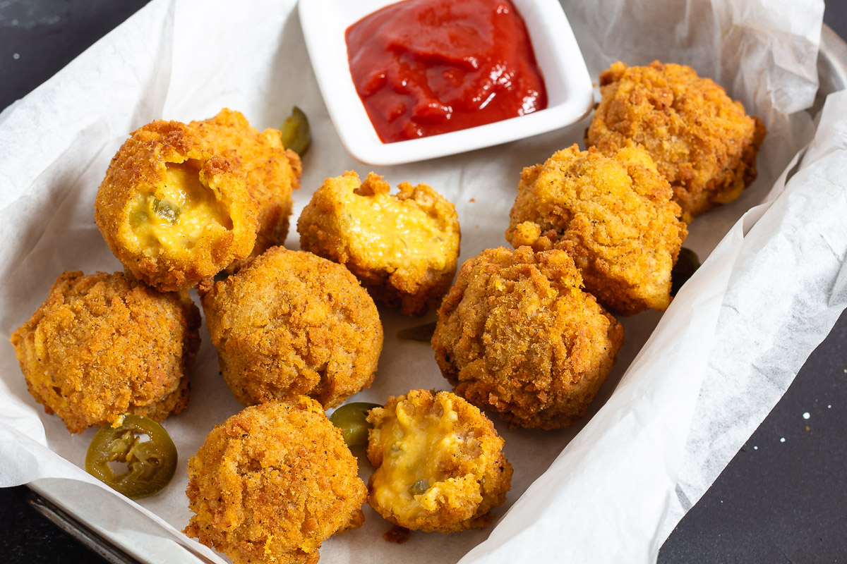 Vegan Chili Cheese Nuggets