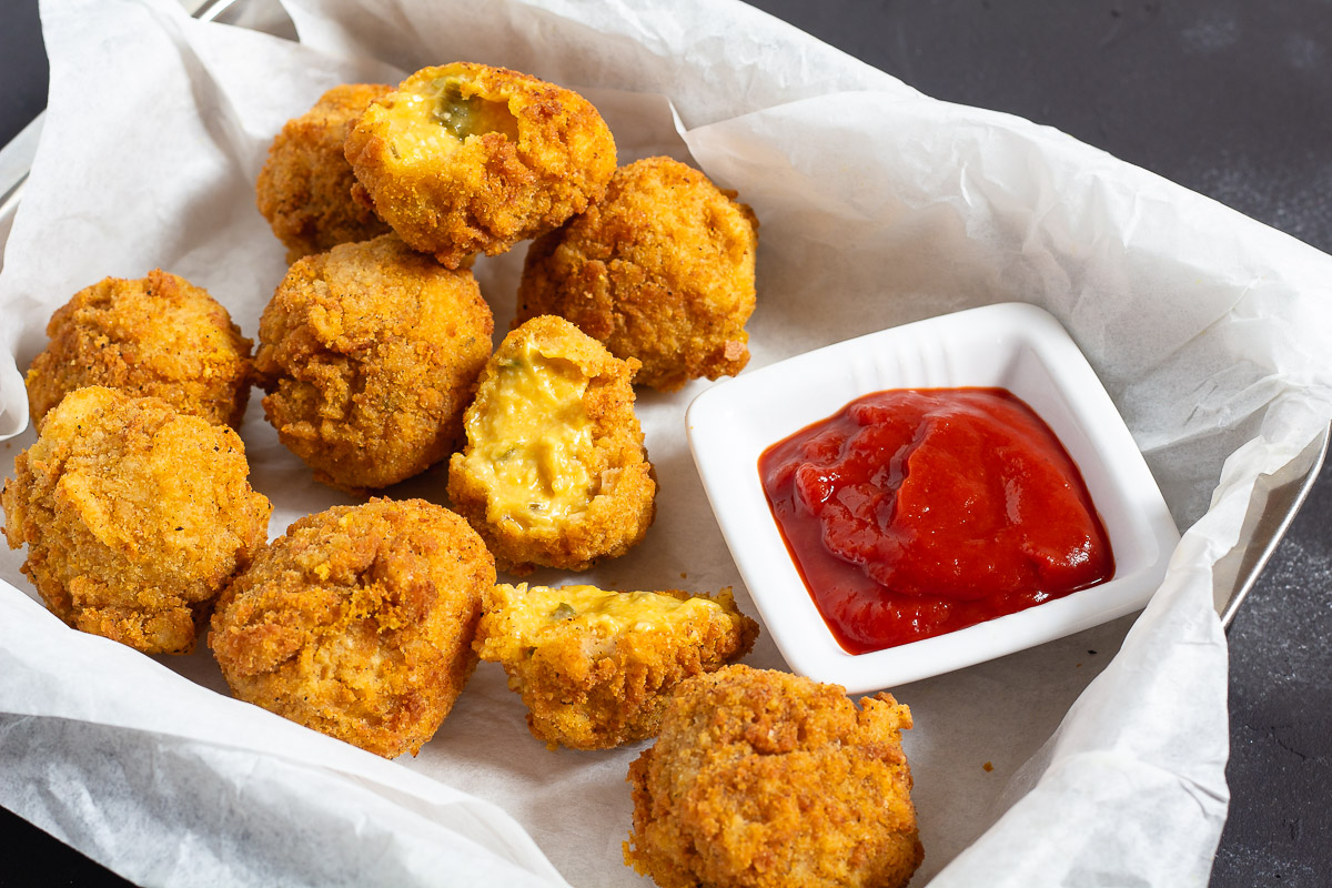 Vegan Chili Cheese Nuggets