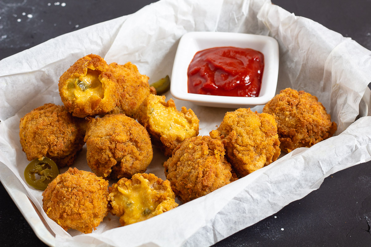 Vegan Chili Cheese Nuggets