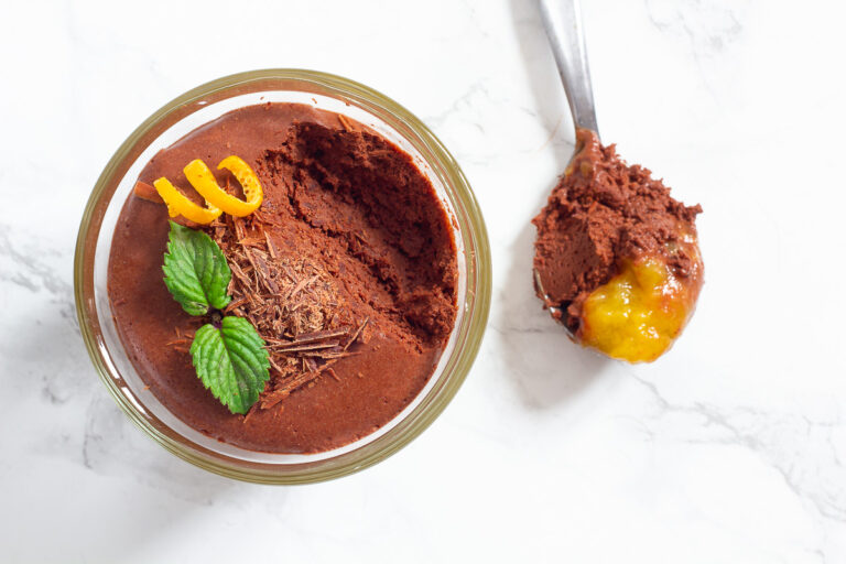 Vegan Chocolate Mousse with Orange