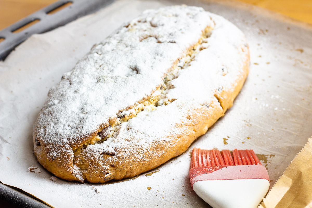 Vegan Christmas Stollen (German Christmas Cake)