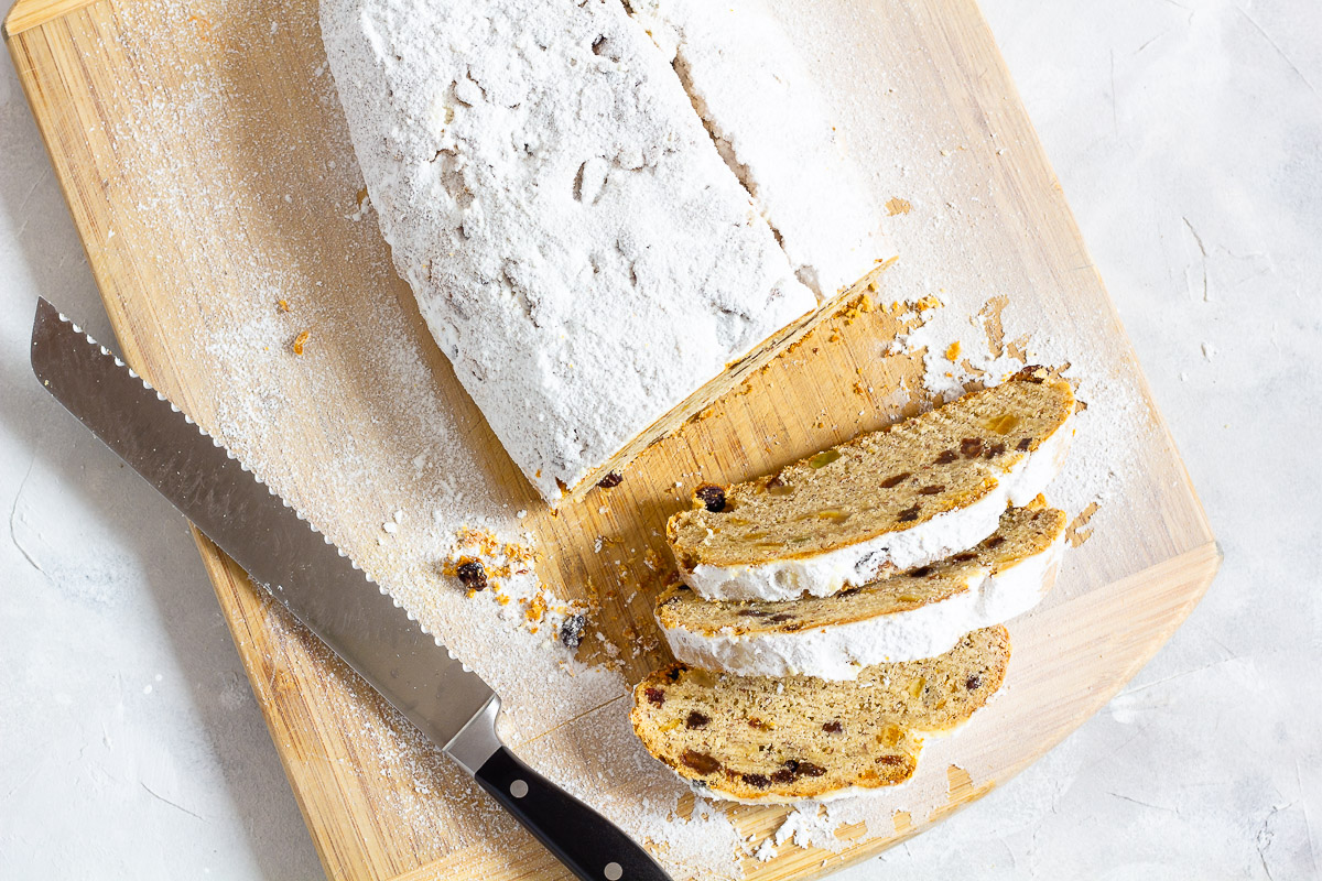 Vegan Christmas Stollen (German Christmas Cake)