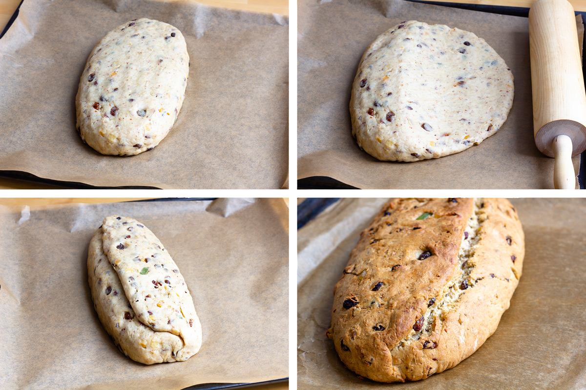 Vegan Christmas Stollen (German Christmas Cake)