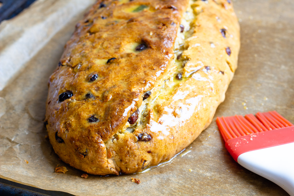 Vegan Christmas Stollen (German Christmas Cake)