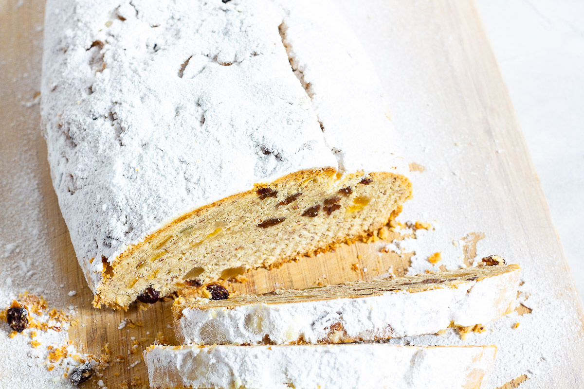 Vegan Christmas Stollen (German Christmas Cake)