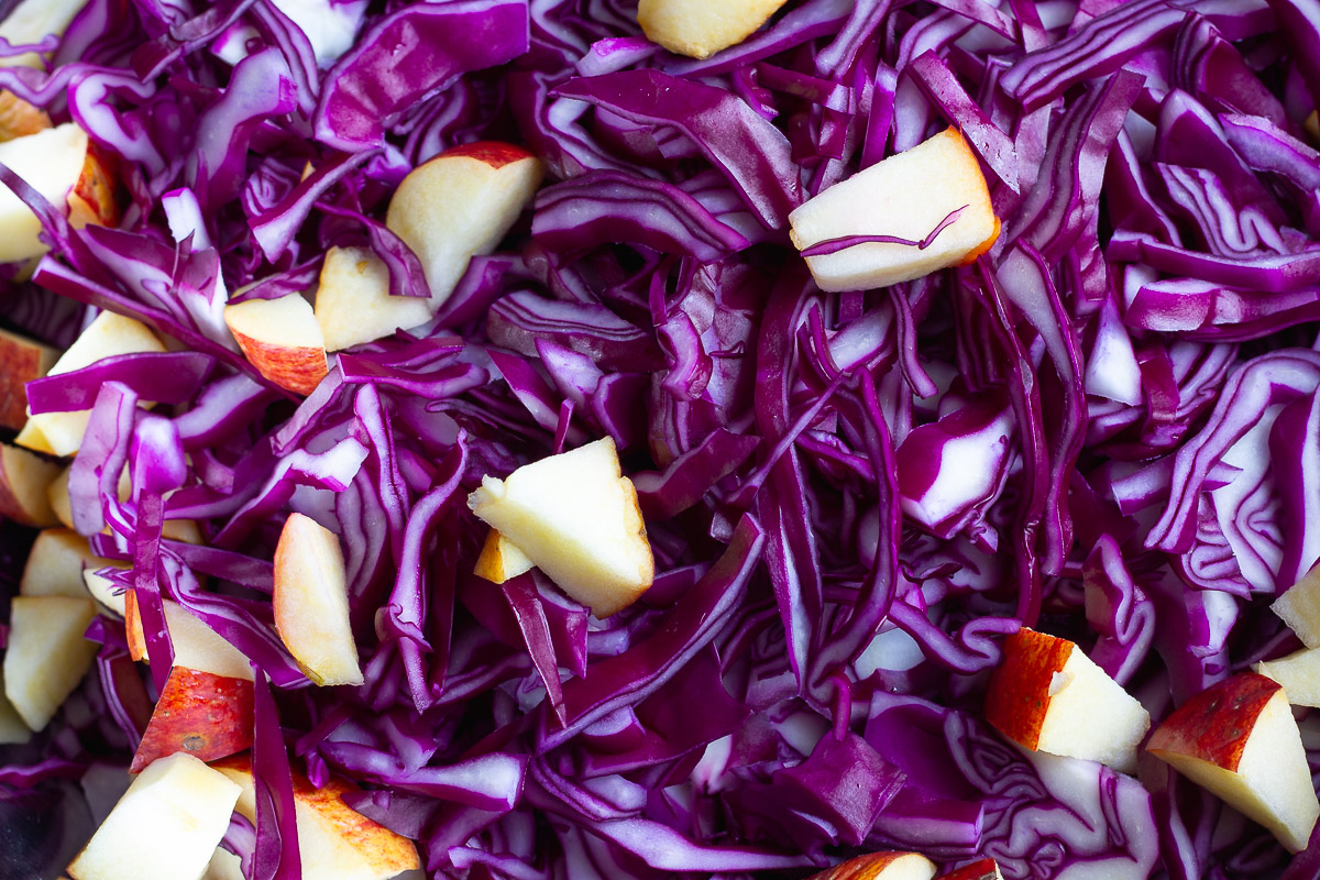 Vegan Red Cabbage with Apple