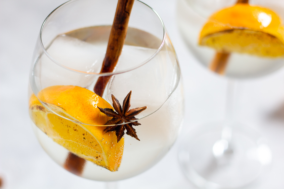 Winter Gin and Tonic with Orange, Cinnamon and Star Anise - Cheap