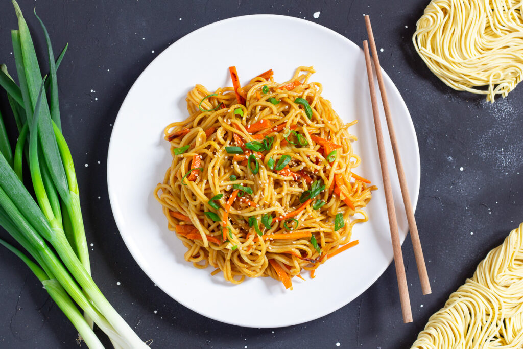 Chinese Fried Noodles Basic Recipe Cheap And Cheerful Cooking