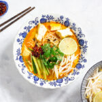 Vegane Curry Laksa - Malaysische Nudelsuppe