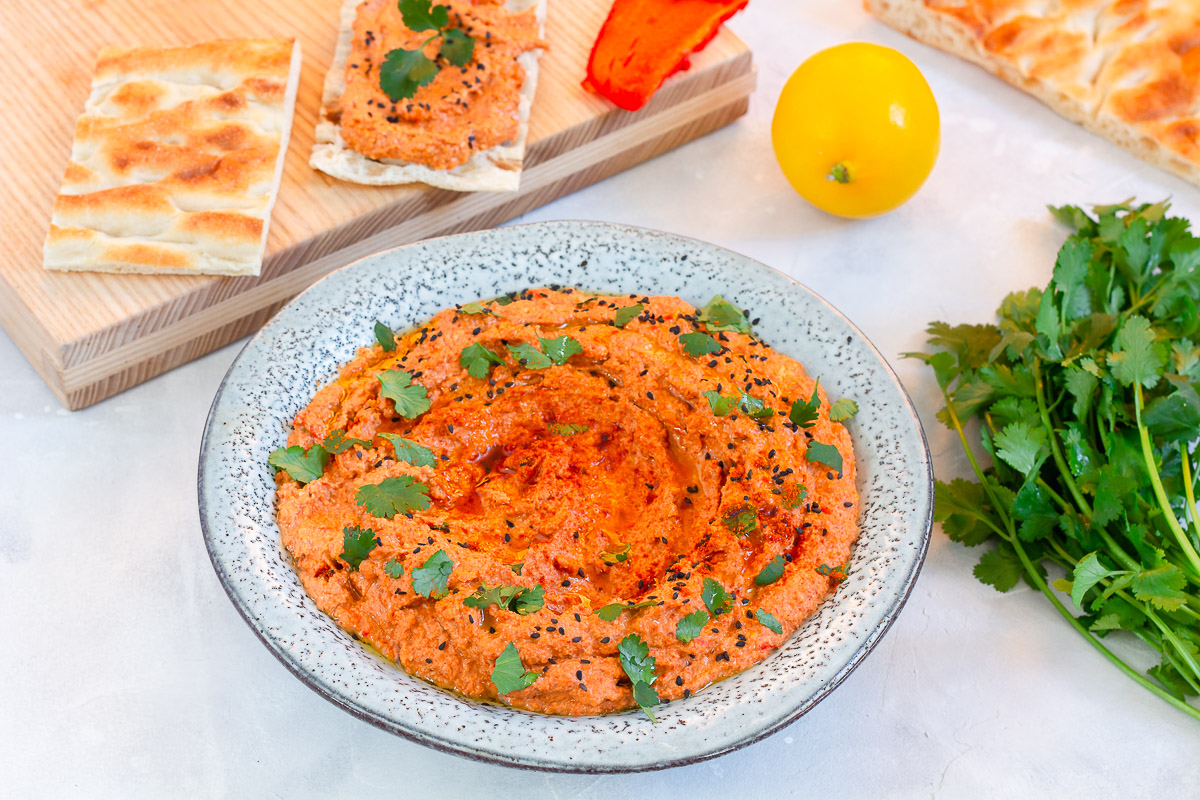 Muhammara - Red Pepper Walnut Dip