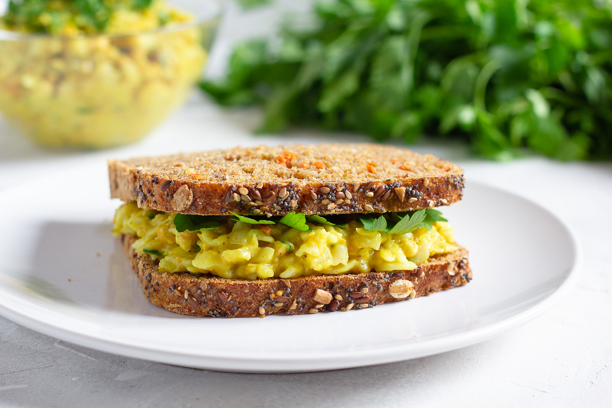 Vegan Egg Salad - Cheap And Cheerful Cooking