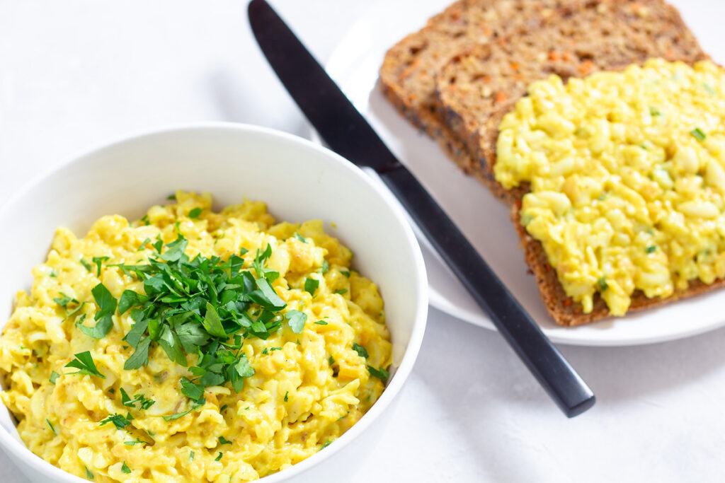 Vegan Egg Salad - Cheap And Cheerful Cooking