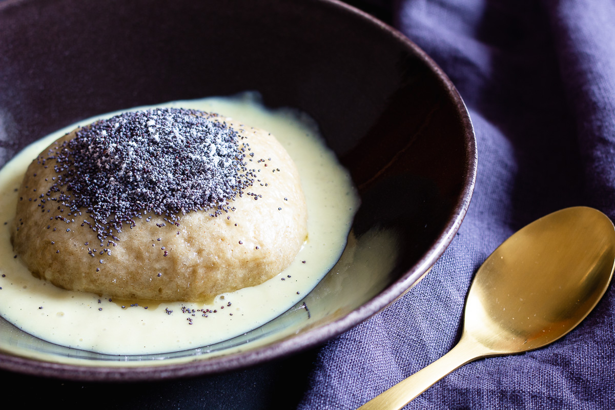 Vegan Germknödel - Austrian Yeast Dumplings