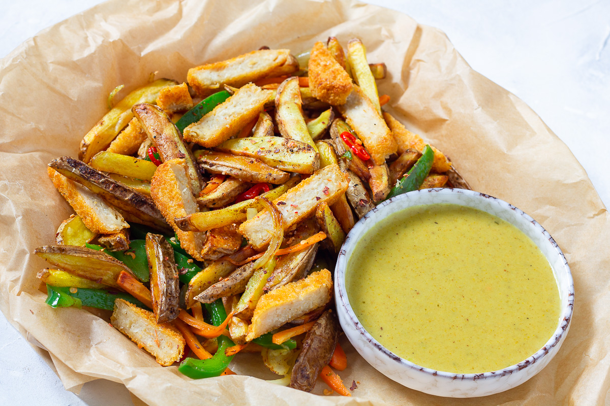 Vegan Spice Bag with Curry Sauce