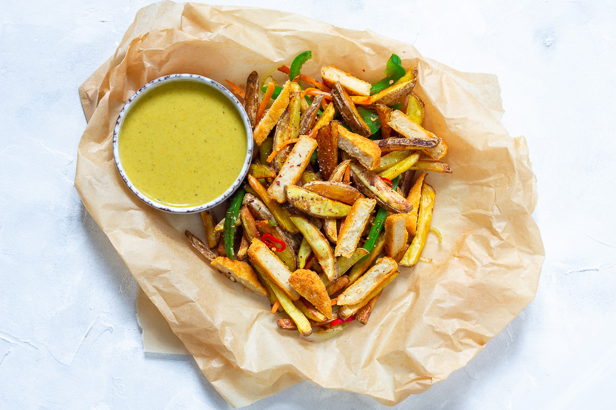 Vegan Spice Bag with Curry Sauce