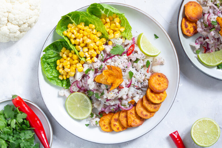 Veganes Cauliflower Ceviche