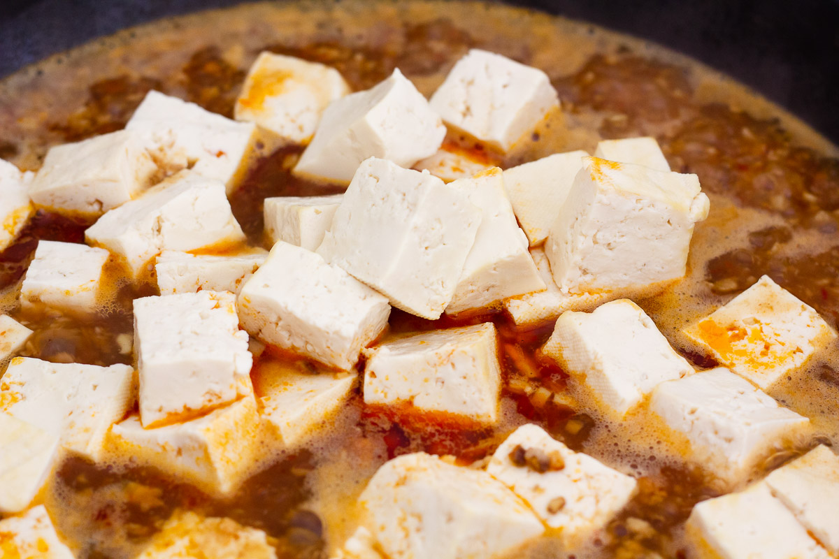Veganer Mapo Tofu