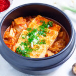Veganes Kimchi Jjigae - Koreanischer Kimchi Eintopf