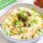 Cold Sichuan Noodles with Cucumber (Vegan)