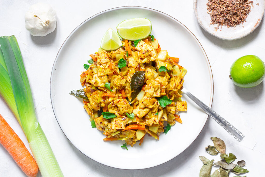 Veganes Kottu Roti – Streetfood aus Sri Lanka - Cheap And Cheerful Cooking