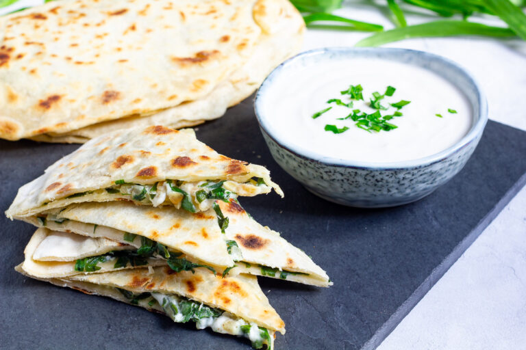 Vegan Wild Garlic Gozleme