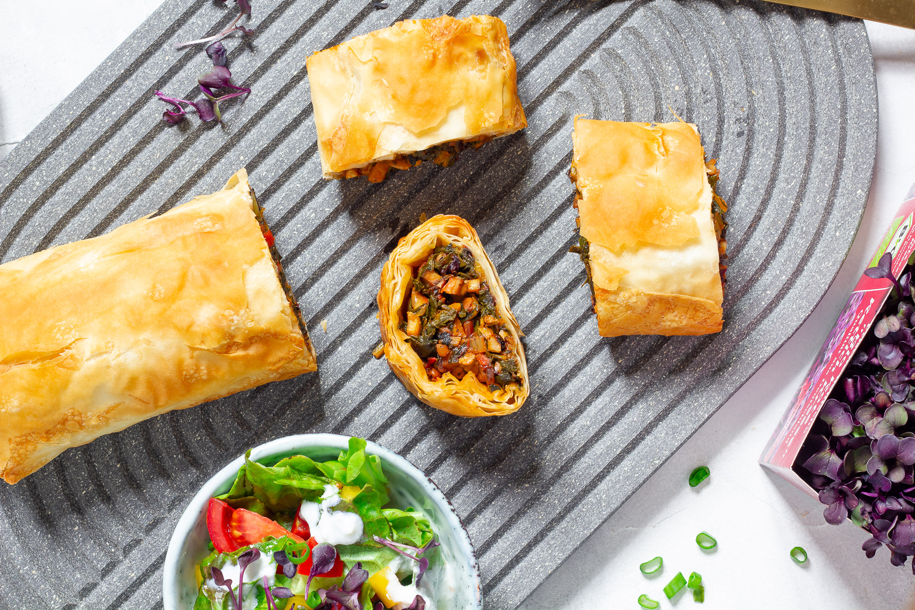 Vegan Chard Strudel