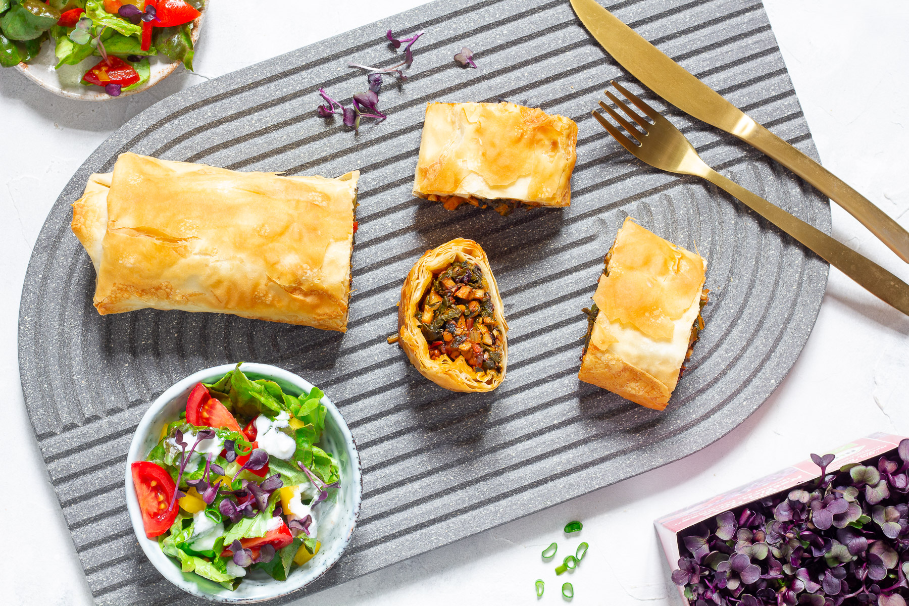 Vegan Chard Strudel