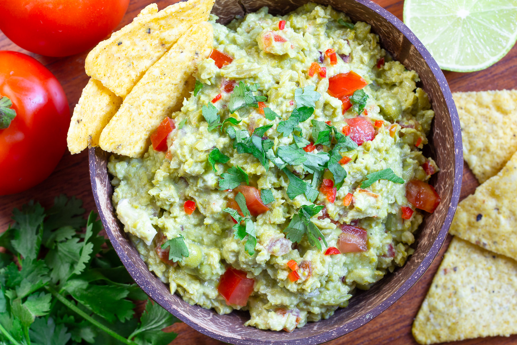Green Pea Guacamole – Completely Without Avocado