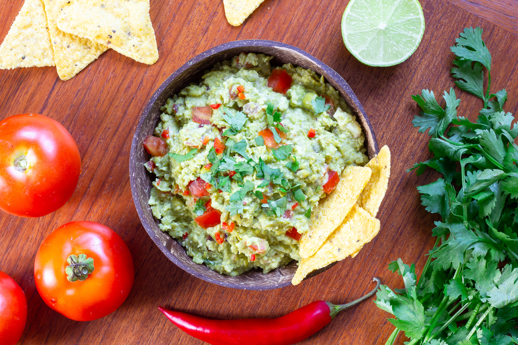 Green Pea Guacamole – Completely Without Avocado