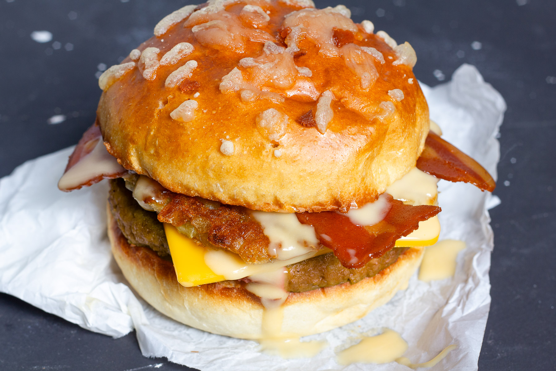 Veganer Big Rösti Burger