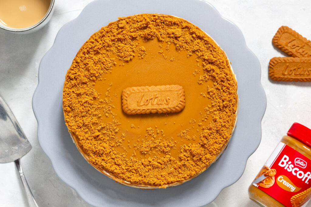 Veganer Lotus Biscoff Cheesecake (ohne Backen) - Cheap And Cheerful Cooking
