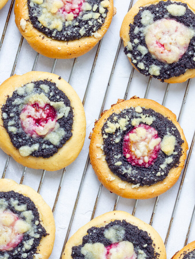 Vegan Kolache with Poppy Seed & Plum