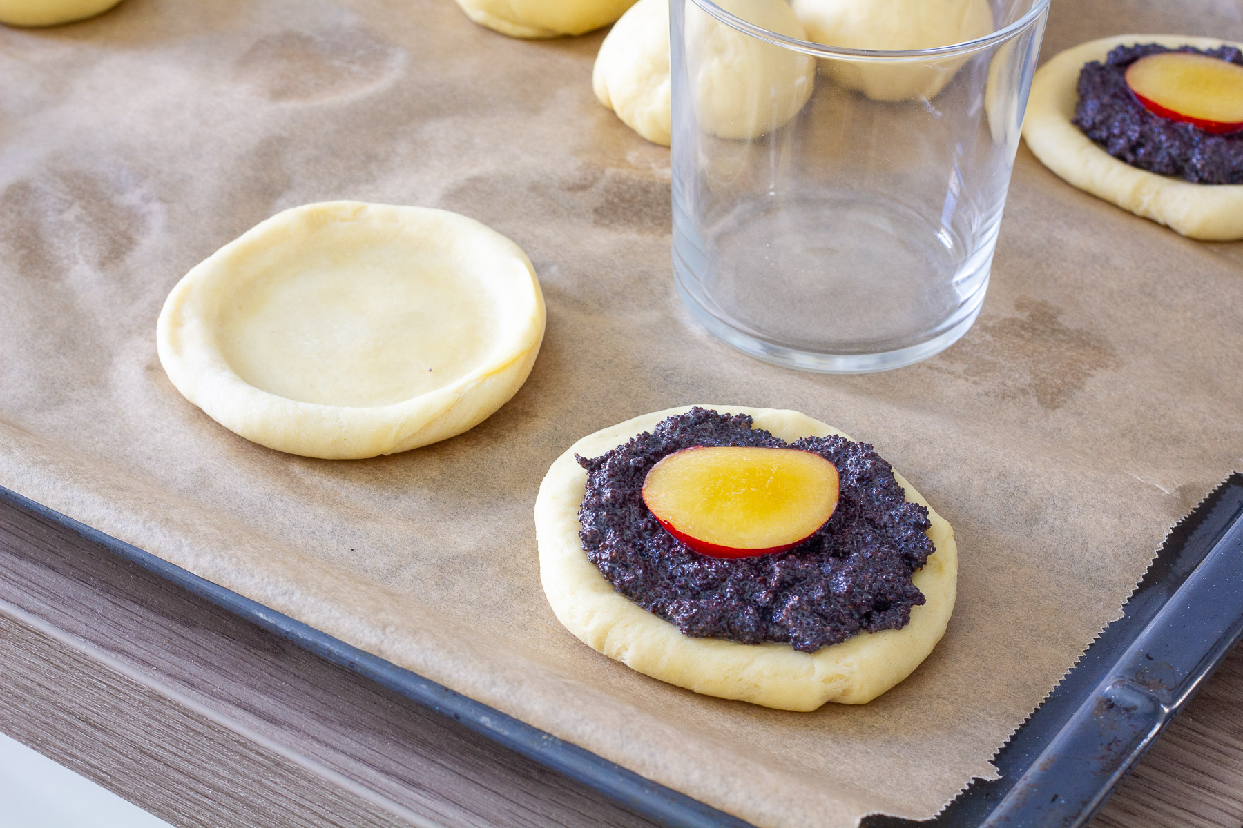 Vegan Kolache with Poppy Seed & Plum