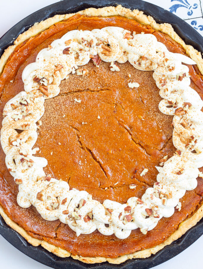 Veganer Pumpkin Pie – amerikanischer Kürbiskuchen