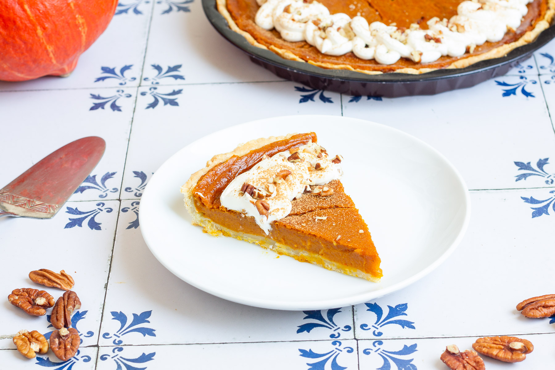 Veganer Pumpkin Pie – amerikanischer Kürbiskuchen