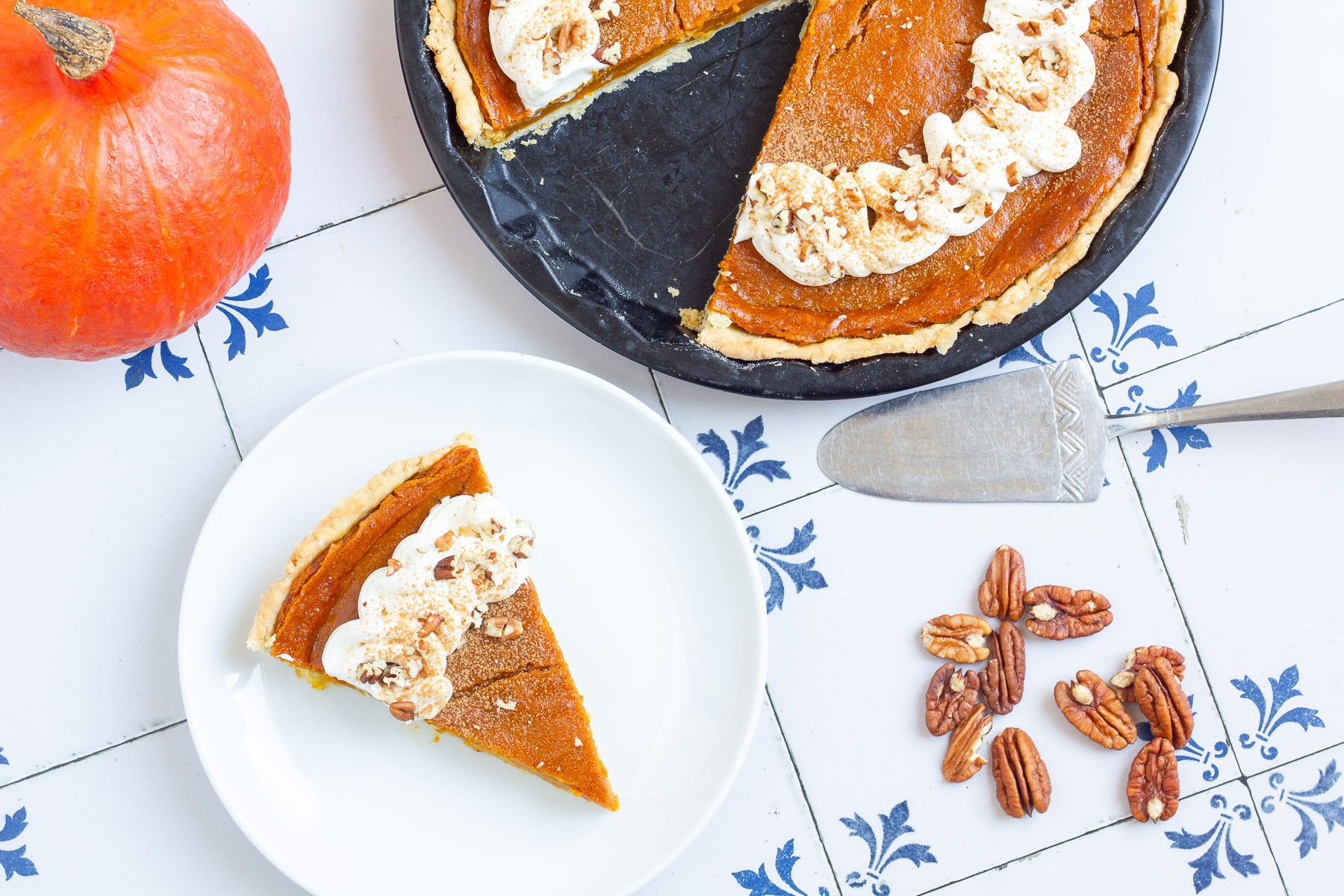 Veganer Pumpkin Pie – amerikanischer Kürbiskuchen