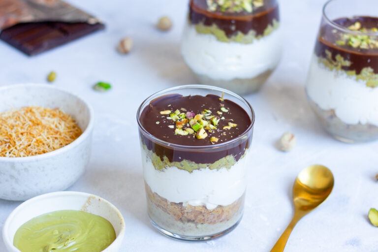 Vegan Dubai Chocolate Tiramisu