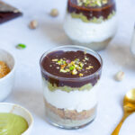 Veganes Dubai Schokoladen Tiramisu im Glas
